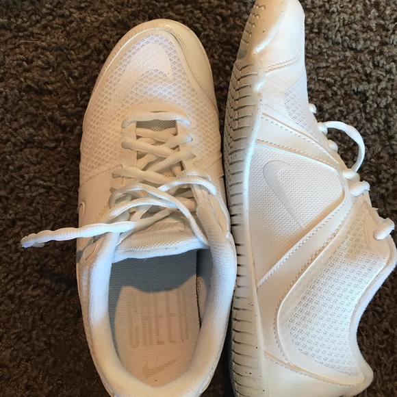 Nike Shoes - White Nike cheer shoes